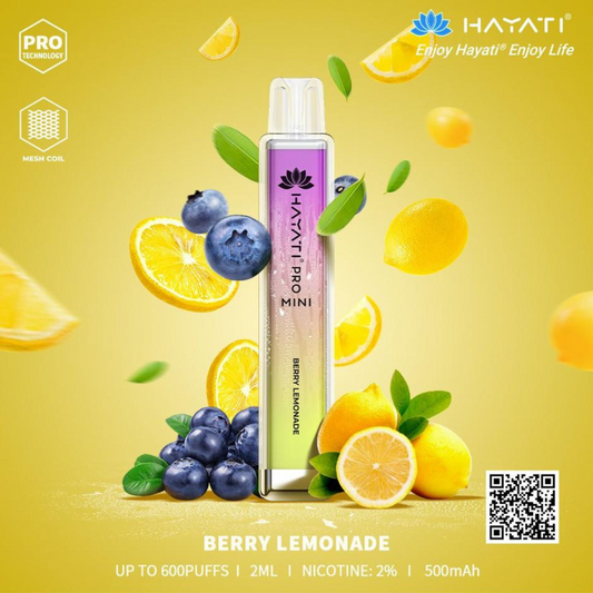 Hayati Crystal Mini Pro 600 Disposable Vape