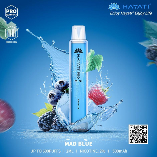 Hayati Crystal Mini Pro 600 Disposable Vape