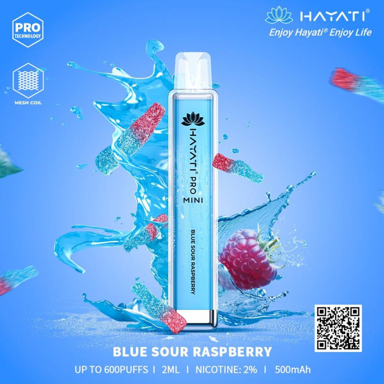 Hayati Crystal Mini Pro 600 Disposable Vape