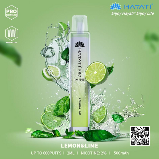 Hayati Crystal Mini Pro 600 Disposable Vape