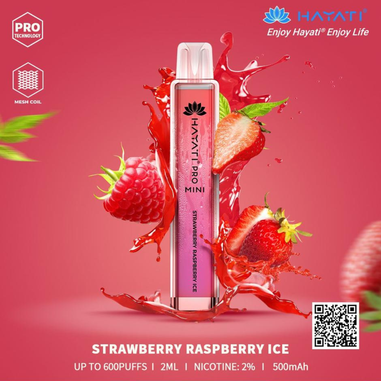 Hayati Crystal Mini Pro 600 Disposable Vape