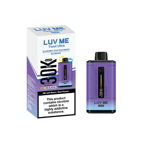 Luv Me 30k Twist Ultra Dual Flavour - 2 In 1 Disposable Vape Kit