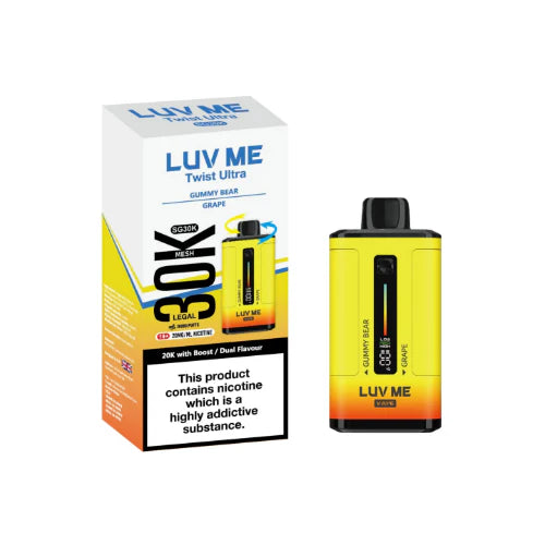 Luv Me 30k Twist Ultra Dual Flavour - 2 In 1 Disposable Vape Kit