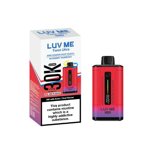 Luv Me 30k Twist Ultra Dual Flavour - 2 In 1 Disposable Vape Kit