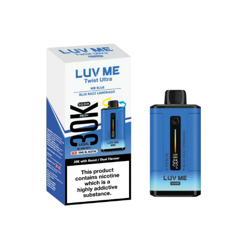 Luv Me 30k Twist Ultra Dual Flavour - 2 In 1 Disposable Vape Kit