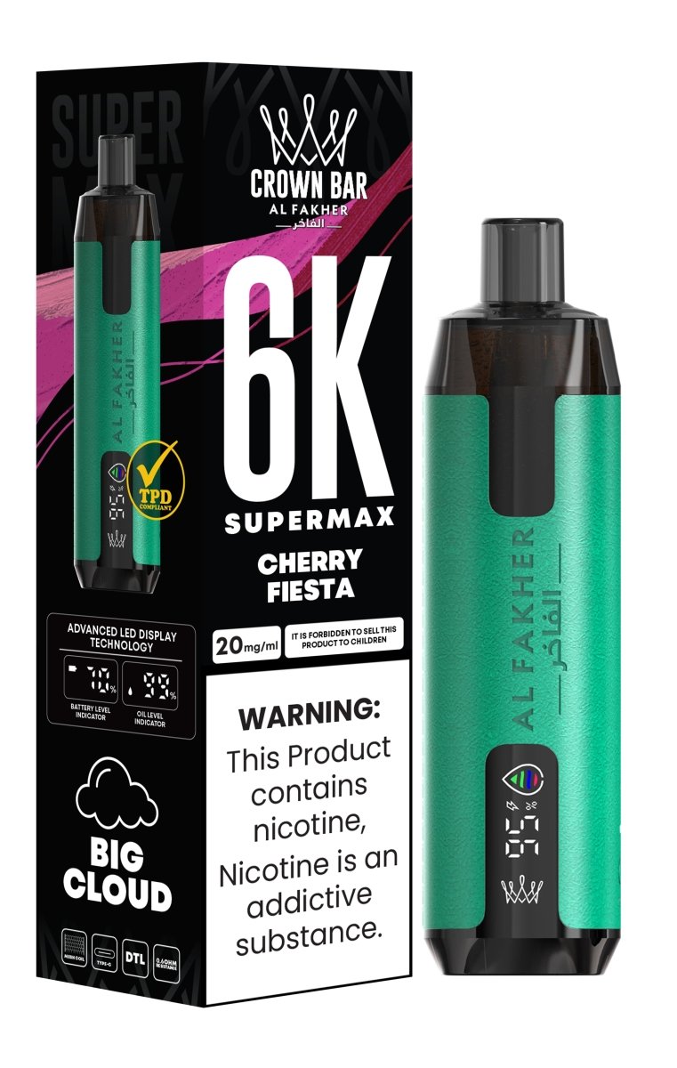 Shop Al Fakher Supermax 6000 Disposable Vape - Al Fakher Supermax 6000 Disposable Vape - Vape Blaze