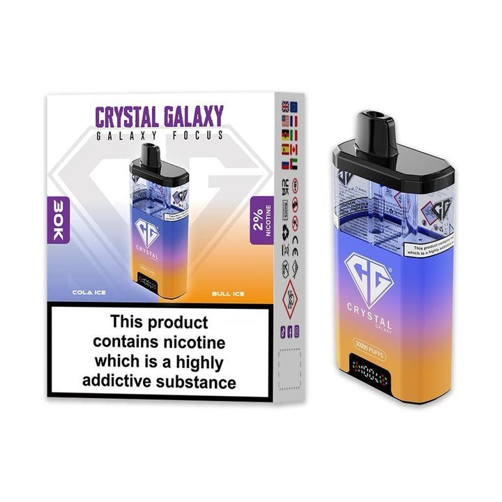 Shop Crystal Galaxy Focus 30k Disposable Vape - Buy Crystal Galaxy Focus 30k Disposable Vape at vapekarlo - Vape Blaze