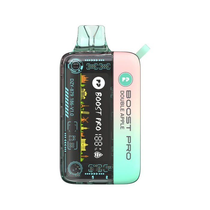 Shop Pyne Pod Boost Pro 20000 Disposable Vape - Pyne Pod Boost Pro 20000 Disposable Vape - Box of 5 - Wolfvapes.co.uk - Double Apple - Vape Blaze