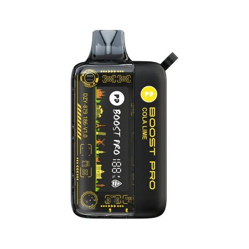 Shop Pyne Pod Boost Pro 20000 Disposable Vape - Pyne Pod Boost Pro 20000 Disposable Vape - Box of 5 - Wolfvapes.co.uk - Cola Lime - Vape Blaze