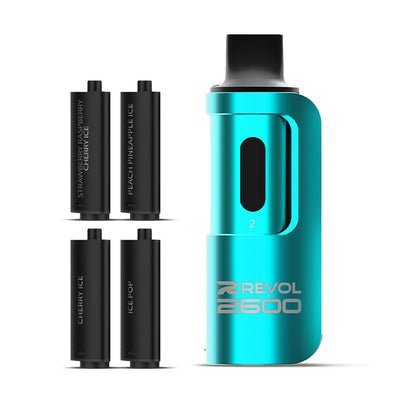 Shop Revol 2600 Disposable Vape | 4 in 1 Edition - Revol 2600 Disposable Vape | 4 in 1 Edition - Vape Blaze