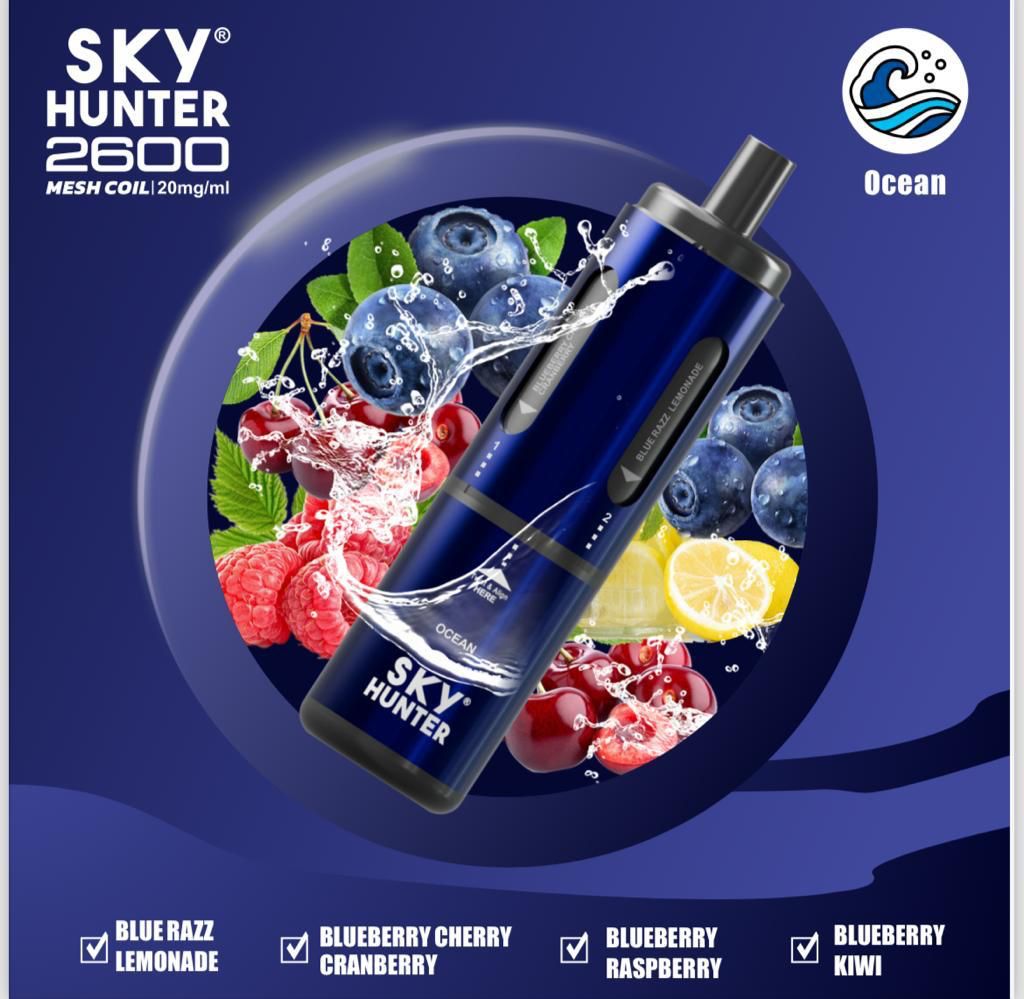 Shop Sky Hunter 2600 Disposable Vape | 4 in 1 Edition - Sky Hunter 2600 Disposable Vape | 4 in 1 Edition - Vape Blaze
