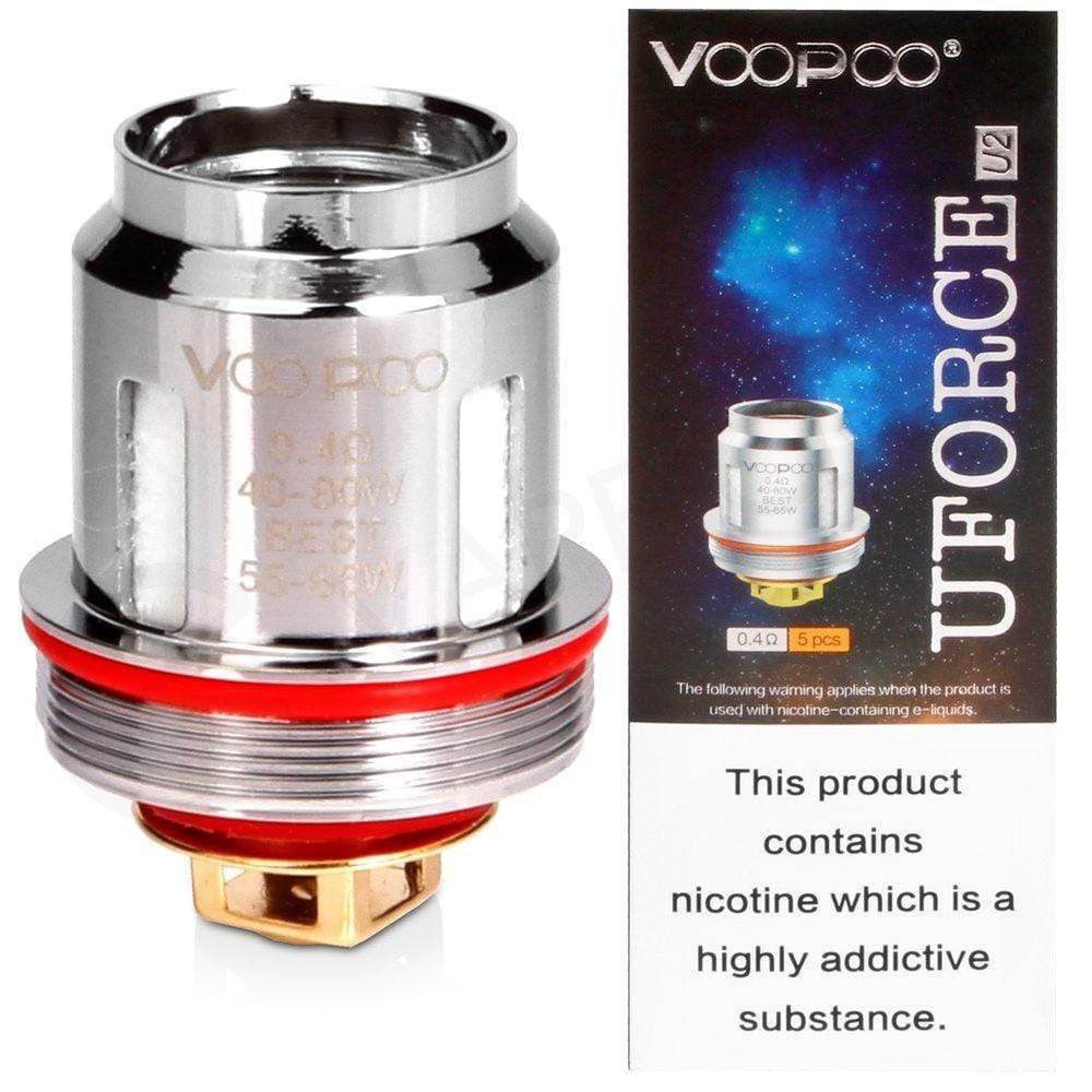 Shop Voopoo Uforce U2 Dual - 0.40 ohm - Coils - Pack of 5 - Voopoo Uforce U2 Dual - 0.40 ohm - Coils - Pack of 5 - Vape Blaze