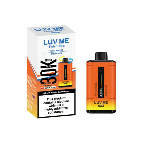 Luv Me 30k Twist Ultra Dual Flavour - 2 In 1 Disposable Vape Kit